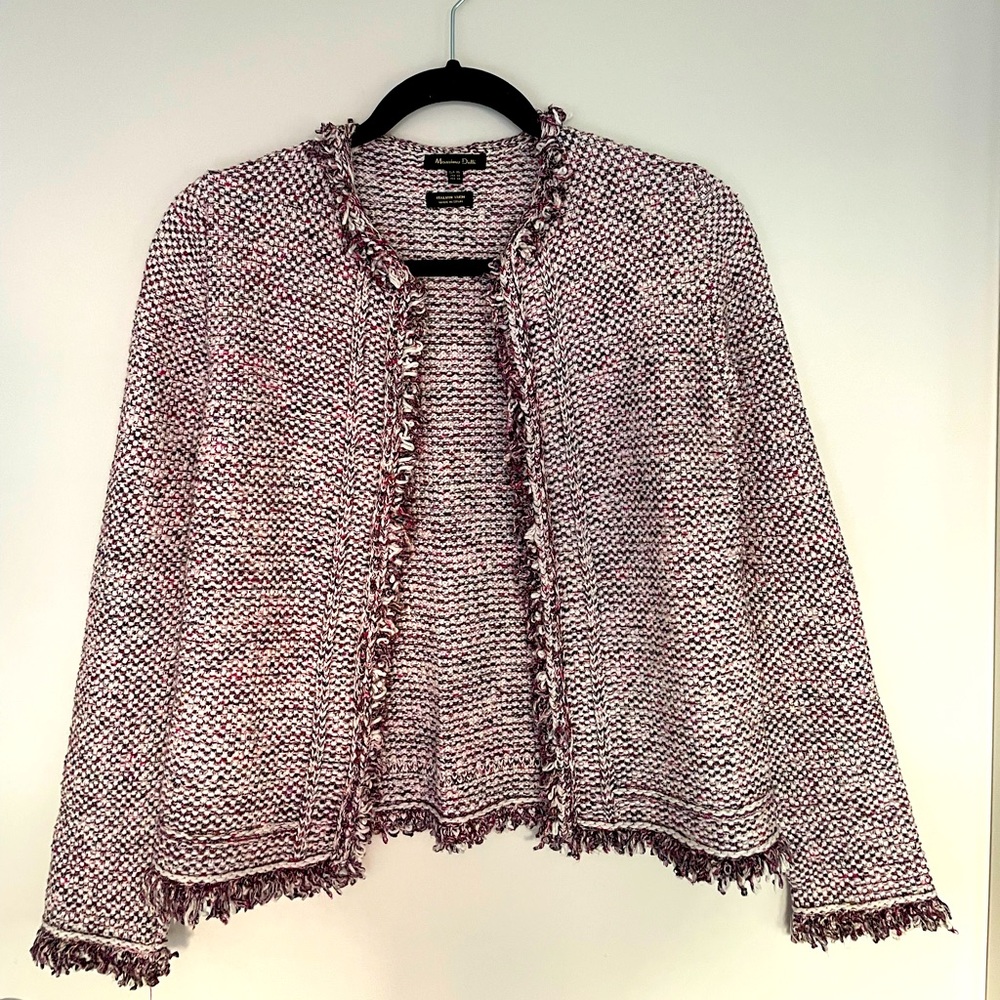 Massimo Red Textured Jacket